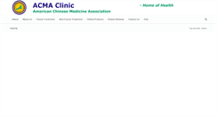 Desktop Screenshot of americanchinesemedicineassociation.org